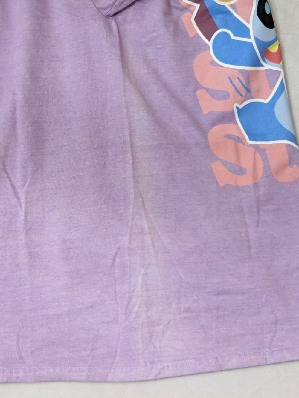 Disney Stitch Graphic Boyfriend T Shirt Distressed Kawaii Y2K Streetwear Medium - Picture 4 of 10